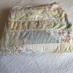 Spring time patchwork quilt
